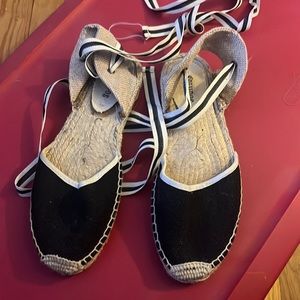 Soludos Navy Strap Sandles